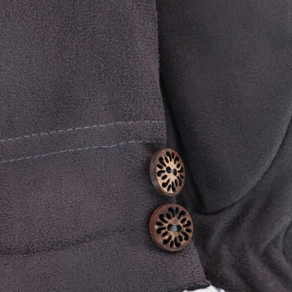 Isotoner Women's Microfiber Winter Glove with Button Detail - Picture 3 of 4